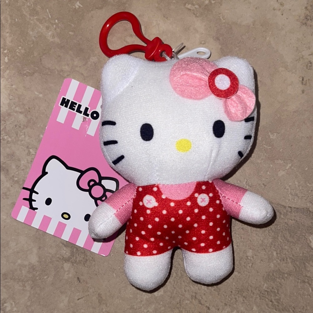 Hello Kitty Plush Toy - Red and White